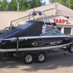 Partial boat cover By Tarps Inc Savage MN